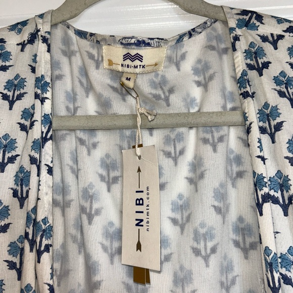 Blue & white patterned maxi dress - Picture 5 of 8